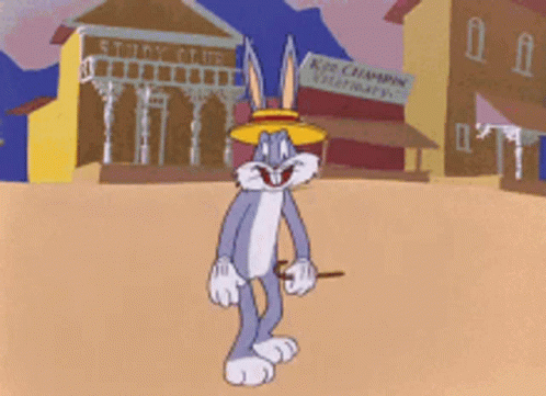 Dancing Cartoon Bugs Bunny GIF