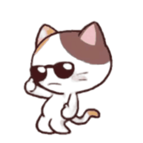 Dancing Cartoon Cute Meow GIF