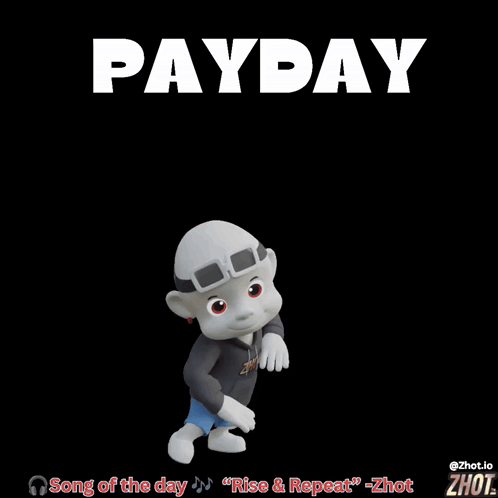 Dancing Cartoon Payday GIF