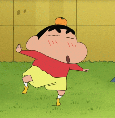Dancing Cartoon Shinnosuke Nohara GIF