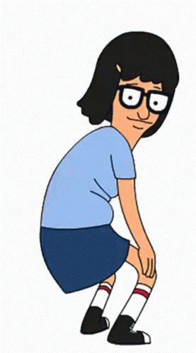 Dancing Cartoon Tina Belcher GIF