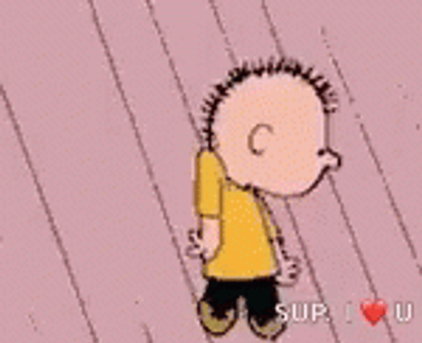 Dancing Charlie Brown Loves You GIF