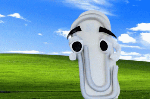 Dancing Clippy Windows GIF