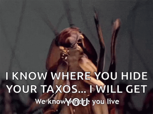 Hide Taxos Dancing Cockroach GIF