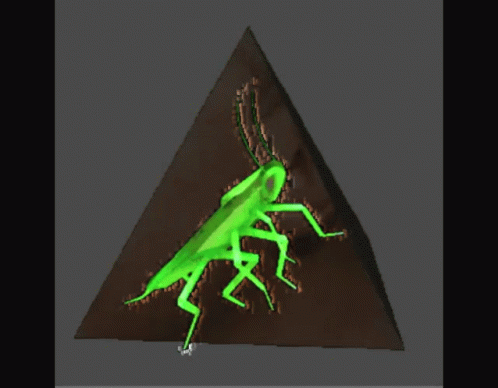 Rainbow Dancing Cockroach GIF