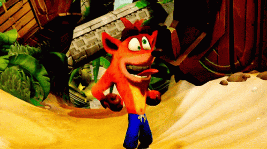 Dancing Crash Bandicoot GIF