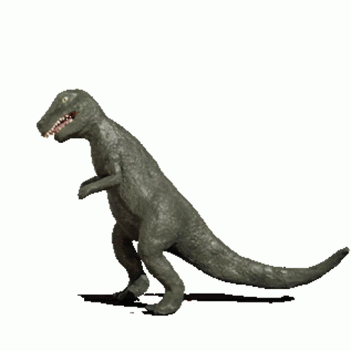 Dancing Dino Turning Around GIF