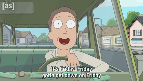 Dancing Dog Finally Friday GIF