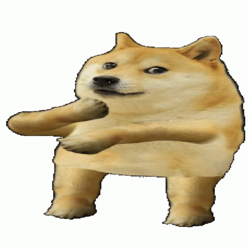 Dancing Doge Hand Movements GIF