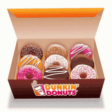 Dancing Dunkin Donut Box GIF