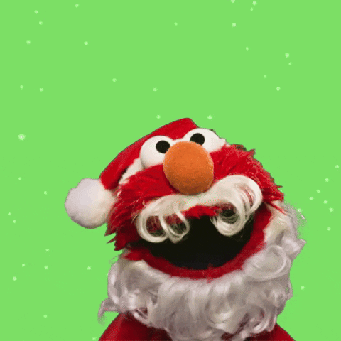Dancing Elmo Costume Santa Claus GIF