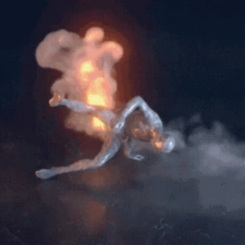 Dancing Fire Explosive Diarrhea Meme GIF