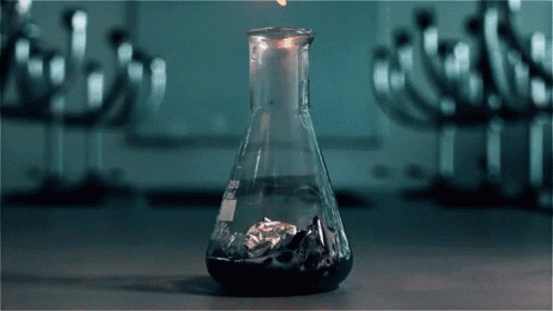 Dancing Flame Chemical Reaction GIF