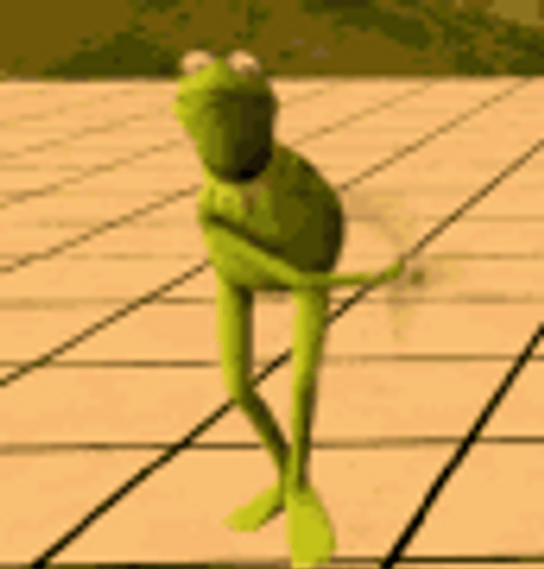 Dancing Frog Happy Kermit Muppet Clap GIF