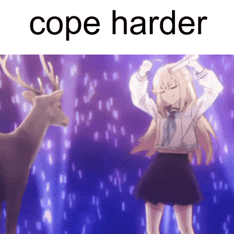 Dancing Girl and Deer Cope Harder