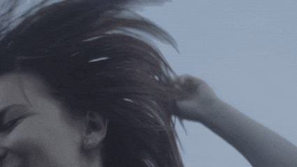 Dancing Girl Happy Hair Swaying GIF