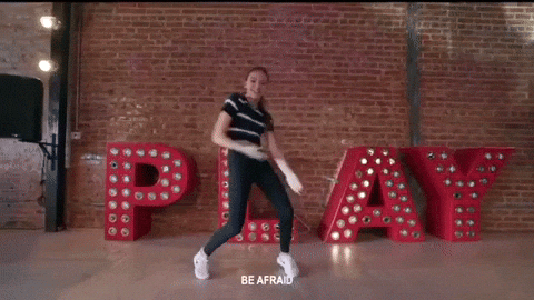 Dancing Girl I Know I Can't Pretend To GIF