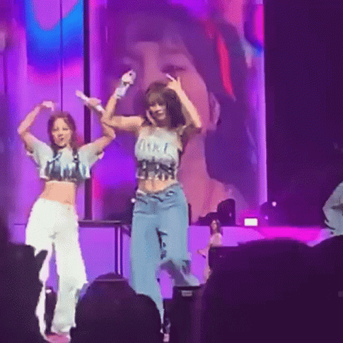 Dancing Girls On Stage GIF
