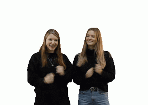 Dancing Girls Rolling Hands GIF