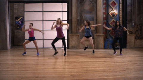 Dancing Girls Room Practice GIF
