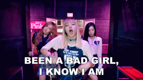 Dancing Girls With Been A Bad Girl Sign