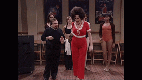Dancing Group With Man Holding Coke