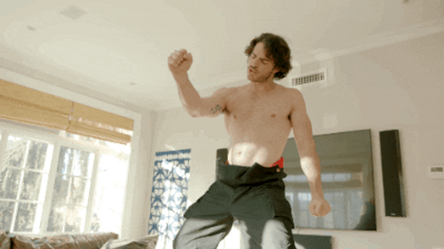 Dancing Guy Hip Thrust GIF