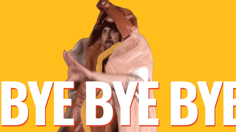 Dancing Hot Dog Bye GIF