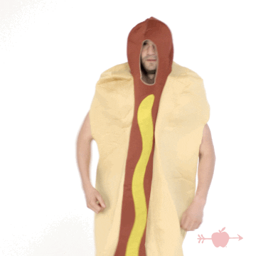 Dancing Hot Dog Shake GIF
