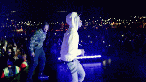 Dancing Ickey Shuffle On Stage Concert Party GIF
