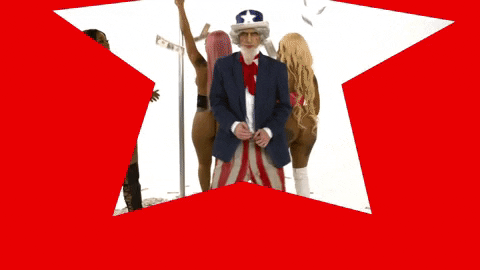 Dancing In Rain Of Dollar Bills GIF