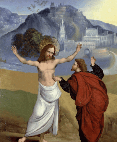 Dancing Jesus Doubting Thomas Dance Painting GIF