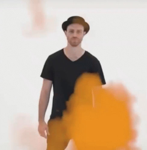 Dancing Jew With Smoke Effect GIF