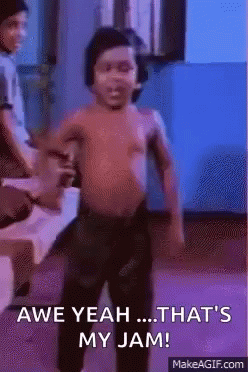 Dancing Kid Awe Yeah Thats Jamming GIF