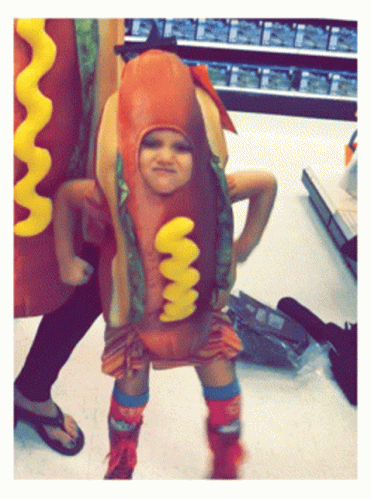 Dancing Kid Hot Dog GIF