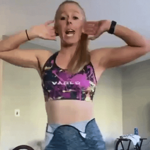 Dancing Lady Hip Thrust GIF