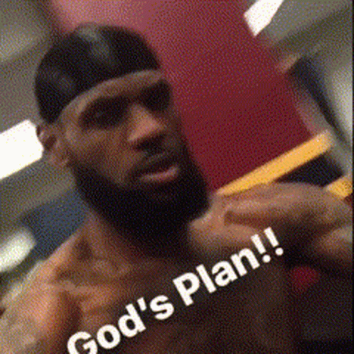 Dancing Lebron James Gods Plan GIF