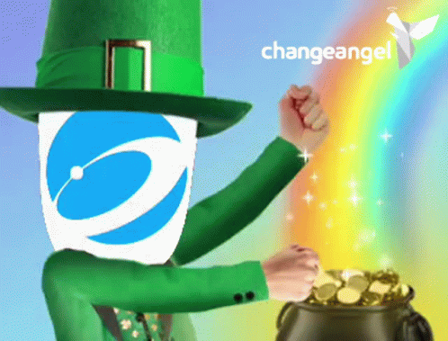 Dancing Leprechaun Pumping On Gold GIF