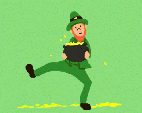 Dancing Leprechaun Happy St Patrick's Day Dance GIF