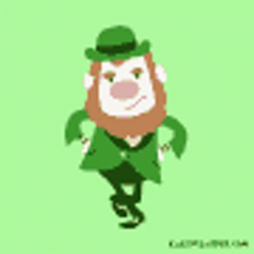 Dancing Leprechaun 498 X 498 Gif GIF