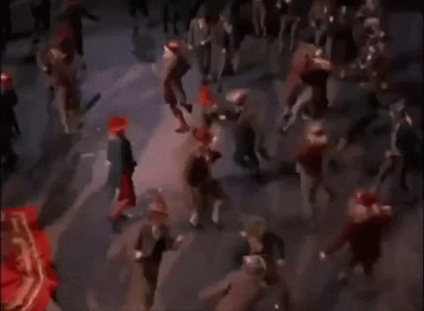 Dancing Leprechaun Flash Mob Disney GIF