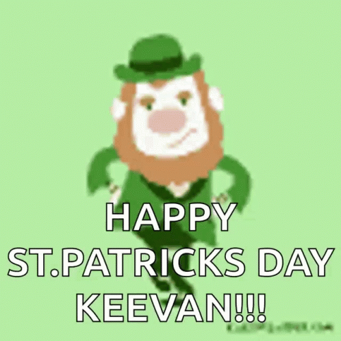 Dancing Leprechaun Happy St Patrick's Day GIF
