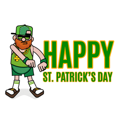 Dancing Leprechaun Happy St Patrick's Day Happy Sticker GIF
