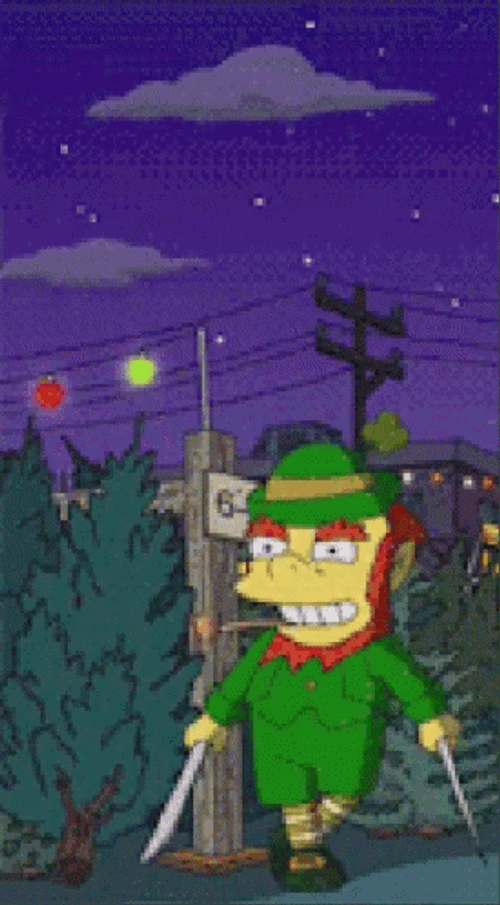 Dancing Leprechaun Irish Dance The Simpsons GIF