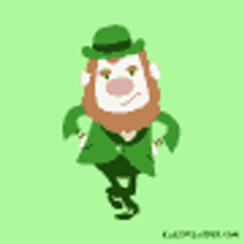 Dancing Leprechaun GIF