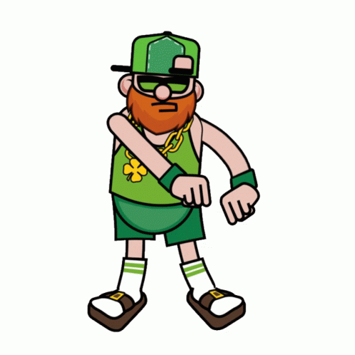 Dancing Leprechaun Thats Hip Hop GIF