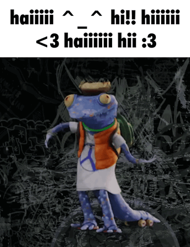 Dancing Lizard Mondo Gecko GIF