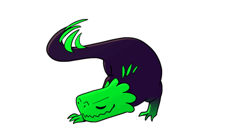 Dancing Lizard Wagging Its Tail GIF