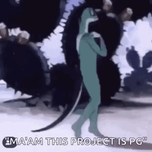 Dancing Lizard Walking Moves GIF