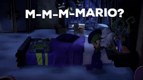 Dancing Luigi Finding Mario GIF